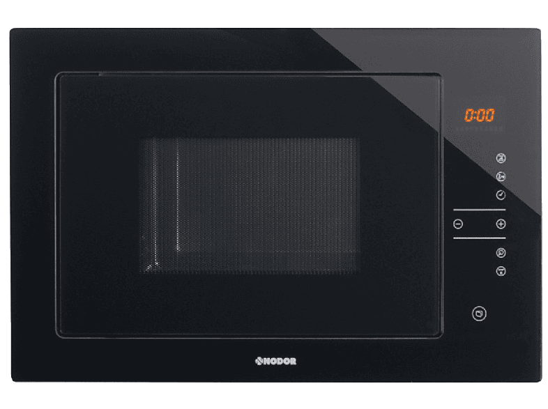 Nodor 3990 Microondas integrado nm 25 tg black 900w 25l negro bk cristal grill 8 menus r.3990 3992 1000w