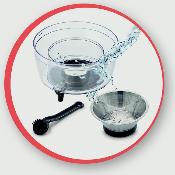Licuadora - Moulinex JU550D Juice Express 800 W, dos velocidades, 0,8 L de capacidad de jarra