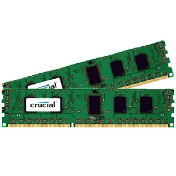 Memoria RAM - Crucial CT2K102464BD160B, 16GB (2x8GB), DDR3L, 1600MHz