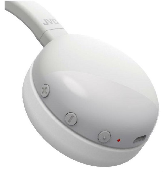Auriculares inalámbricos - JVC HA-S20BT-H-E, Bluetooth, Micrófono, Blanco