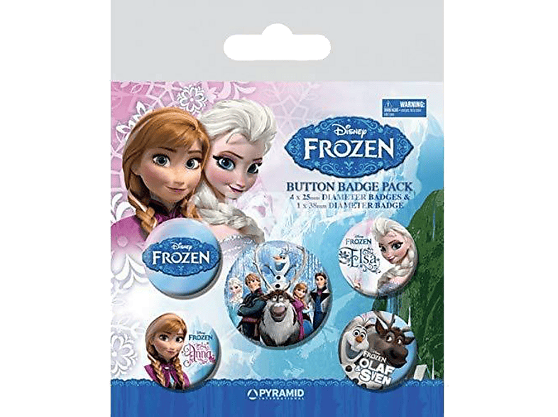 Pegatinas | Frozen Button Badge Set | MediaMarkt