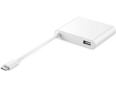 Adaptador multifunción - Huawei AD11 Matedock 2, USB-C, HDMI, Blanco