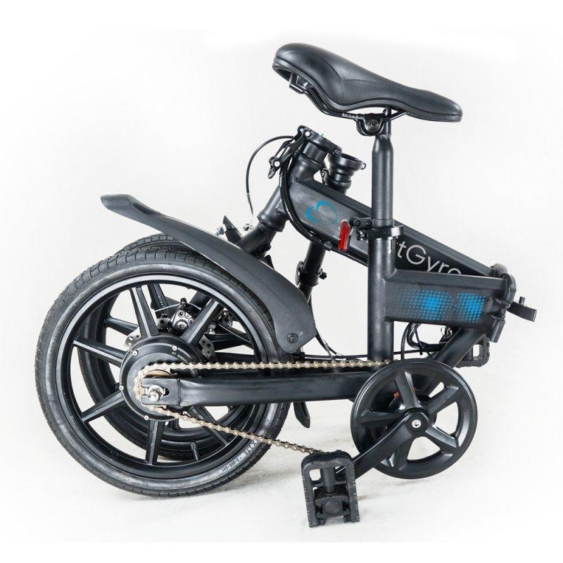Bicicleta eléctrica - Woxter smartGyro E-Bike Black, 250 W, 25 Km/h, Autonomía 30-50 Km,
