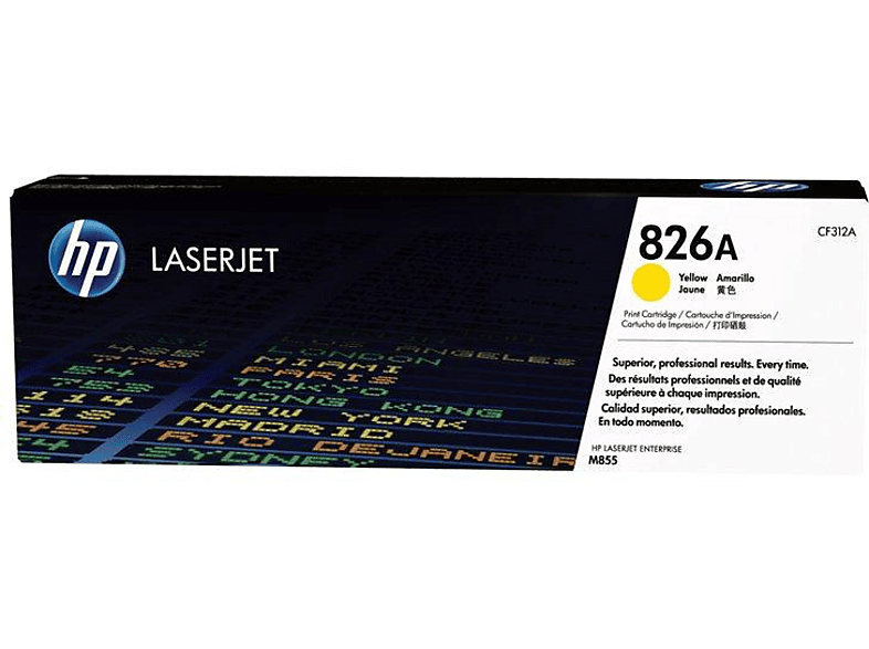 Toner | HP 826A - Amarillo - original - LaserJet - cartucho de tóner (CF312A ) - para Color