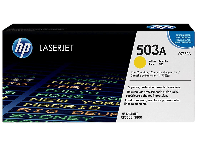 HP 503A | Amarillo - original - LaserJet - cartucho de tóner (Q7582A ...