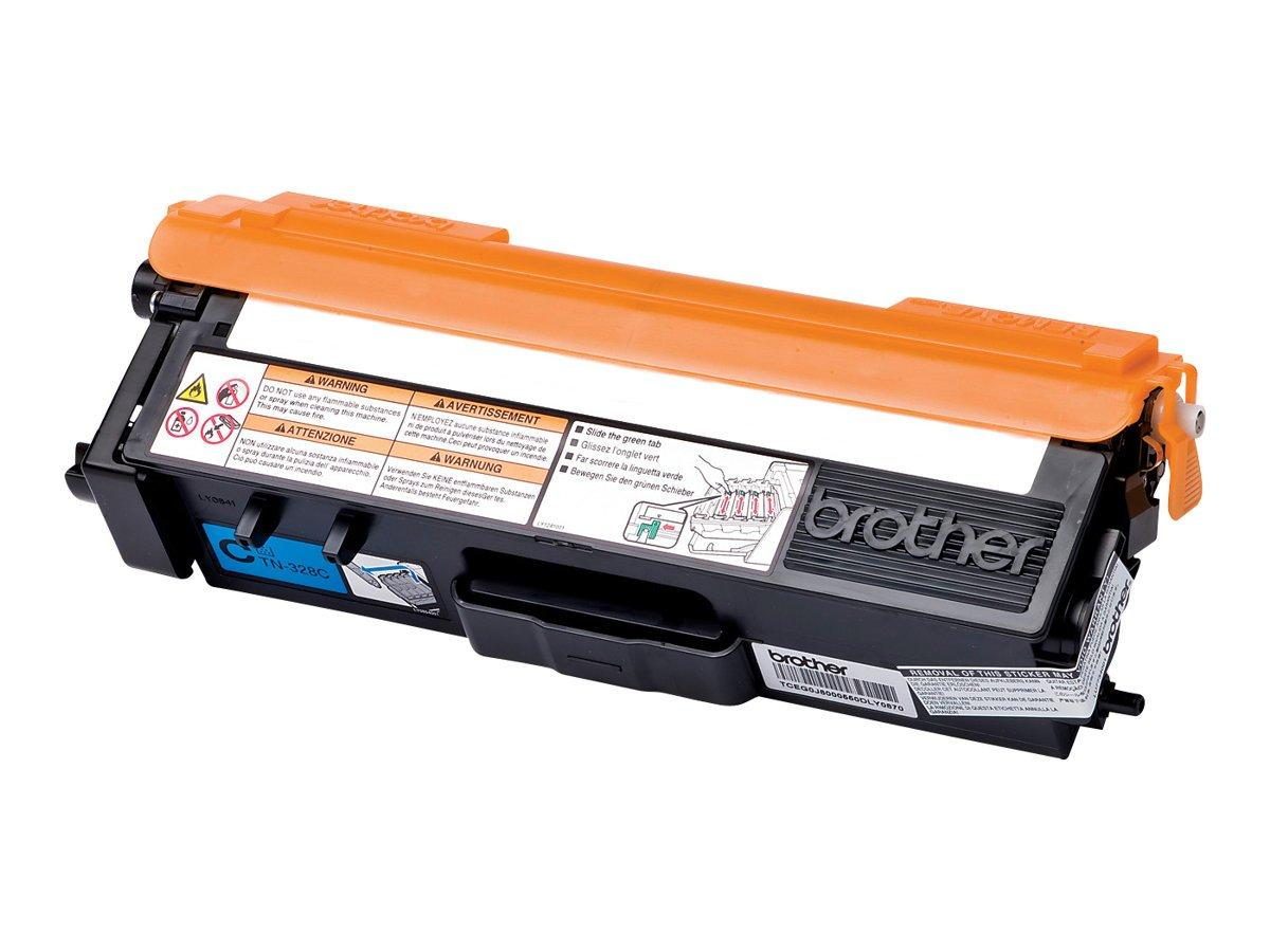 Brother TN328C - Cián - original - cartucho de tóner - para HL-4570CDW, 4570CDWT