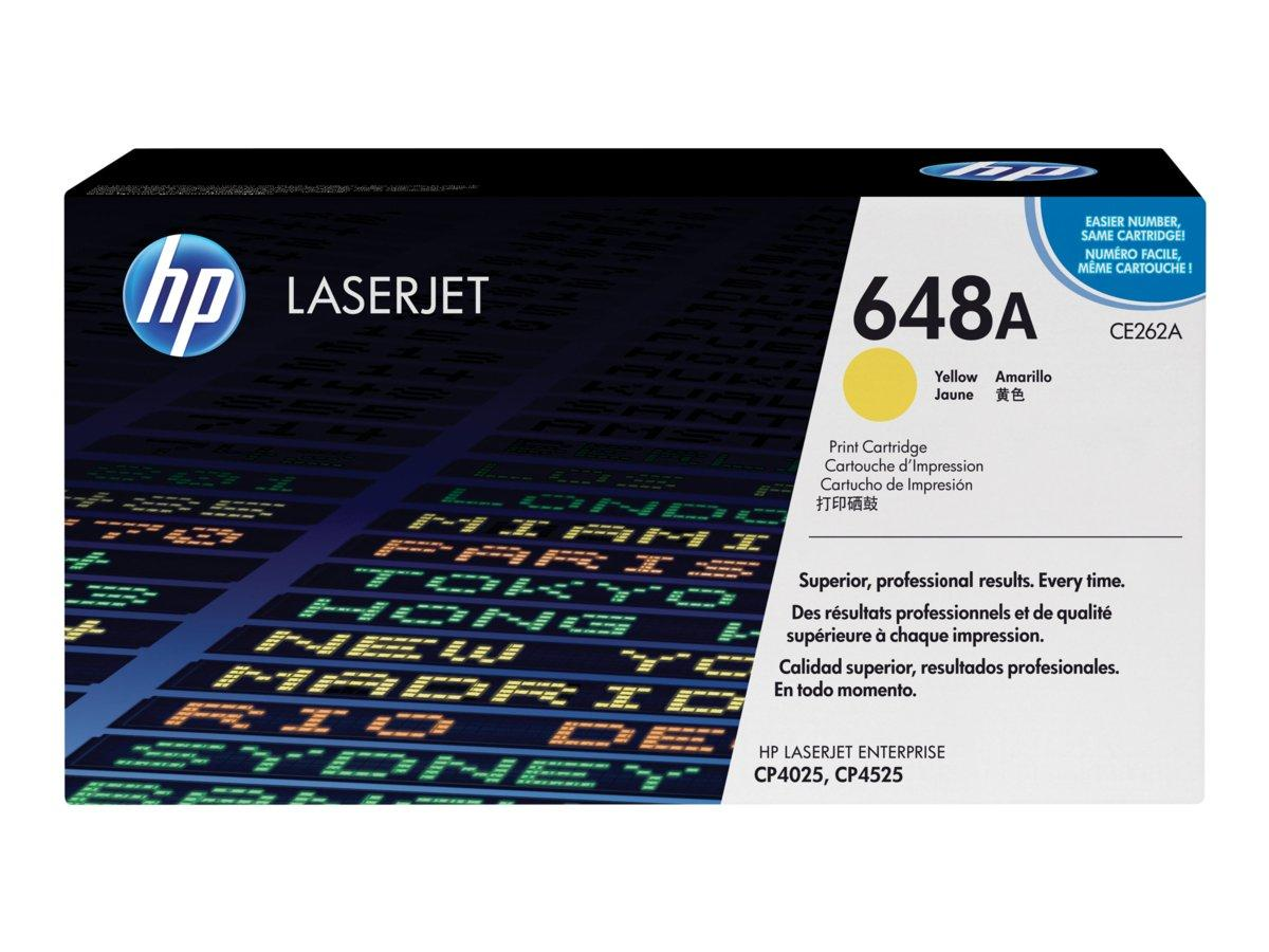 HP 648A - Amarillo - original - LaserJet - cartucho de tóner (CE262A )