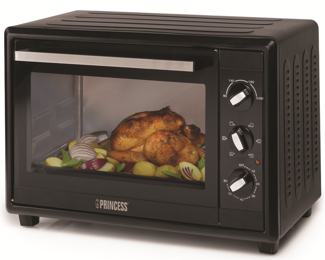 Mini horno - Princess Over Classic 112372 Potencia 1500W, Capacidad 35L, Bandeja y parrilla