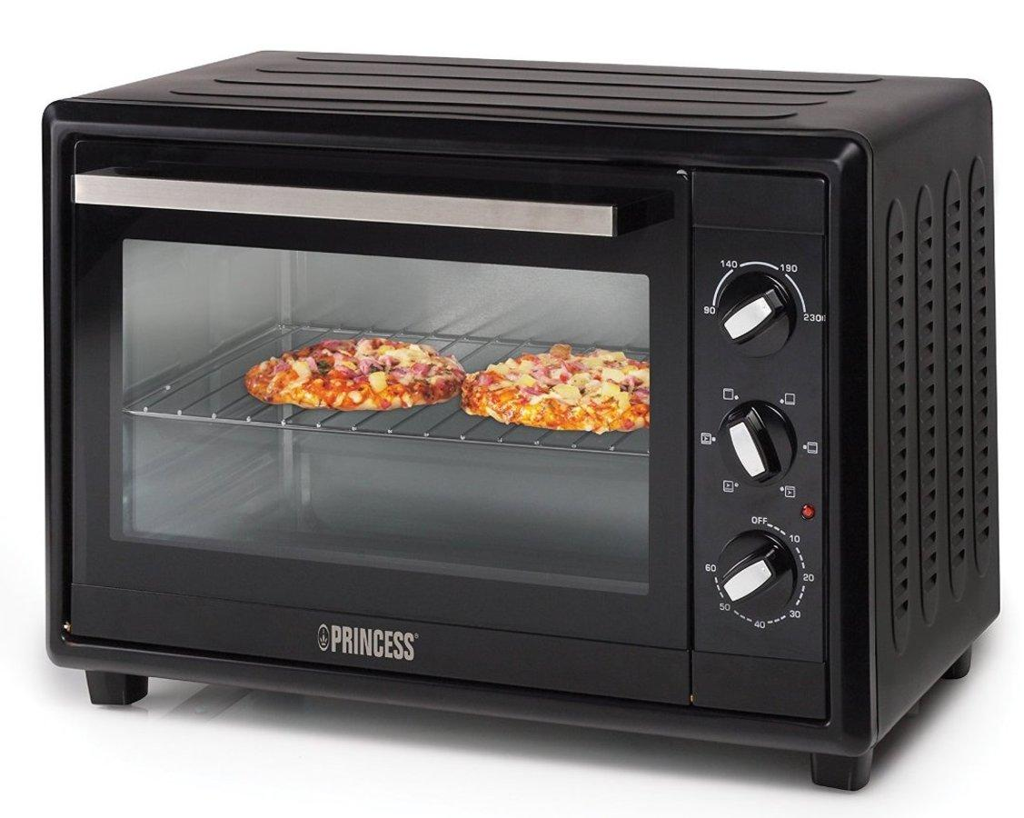 Mini horno - Princess Over Classic 112372 Potencia 1500W, Capacidad 35L, Bandeja y parrilla