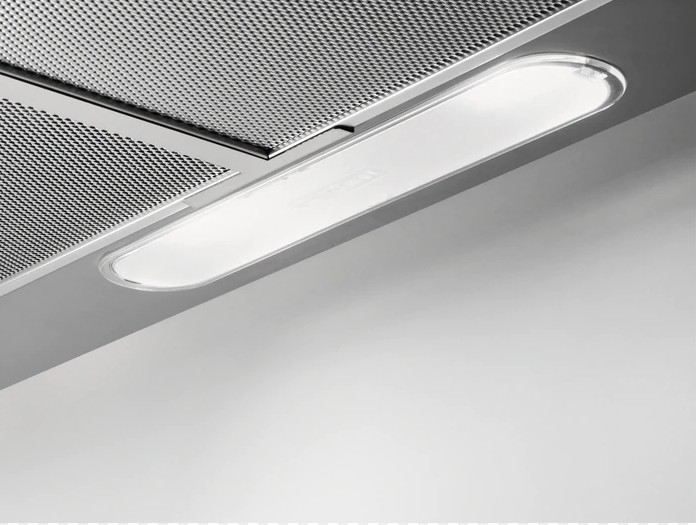 Campana decorativa - AEG DPB5950M, Telescópica, 90cm, 647 m3/h, 3 velocidades, LED, Clase A, Inox