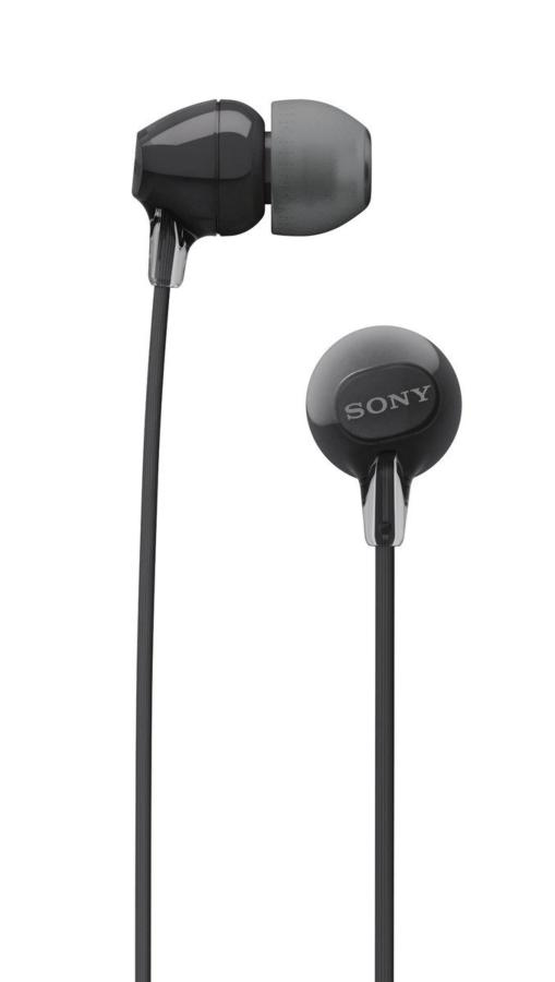 Auriculares inalámbricos - Sony WI-C300, Bluetooth, Micrófono, Negro