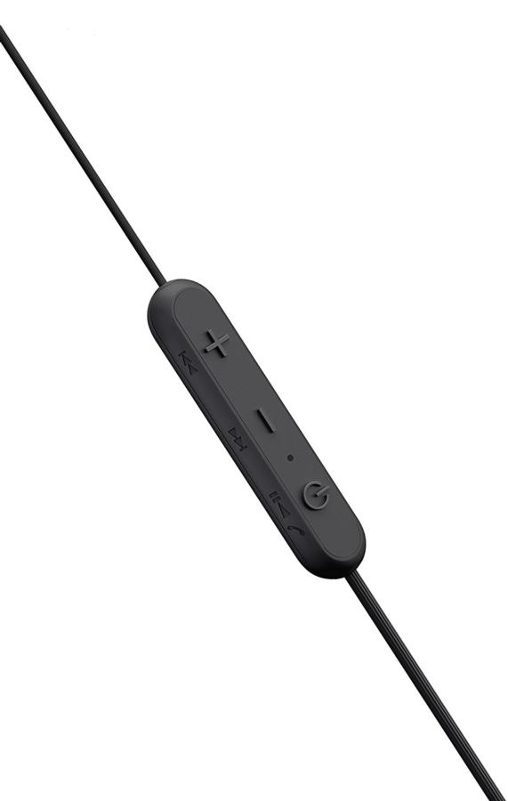 Auriculares inalámbricos - Sony WI-C300, Bluetooth, Micrófono, Negro
