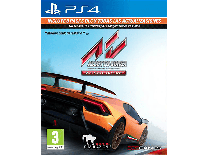 Jogo PS4 Assetto Corsa Ultimate Edition – MediaMarkt