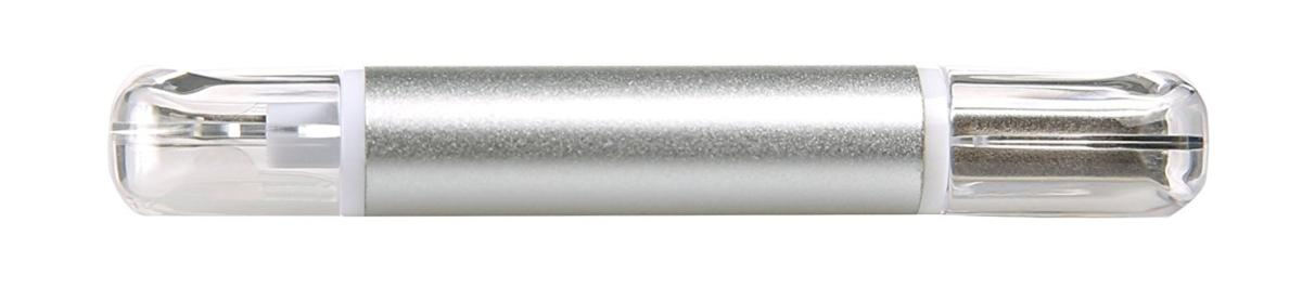 Pendrive de 128 GB - Transcend JetDrive Go 300, USB 3.1, Lightning, Plata