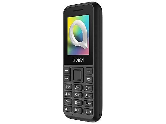 Móvil - Alcatel 1066D, 1.8" QQVGA, 4 MB RAM, Cámara trasera, Micro SD, Negro
