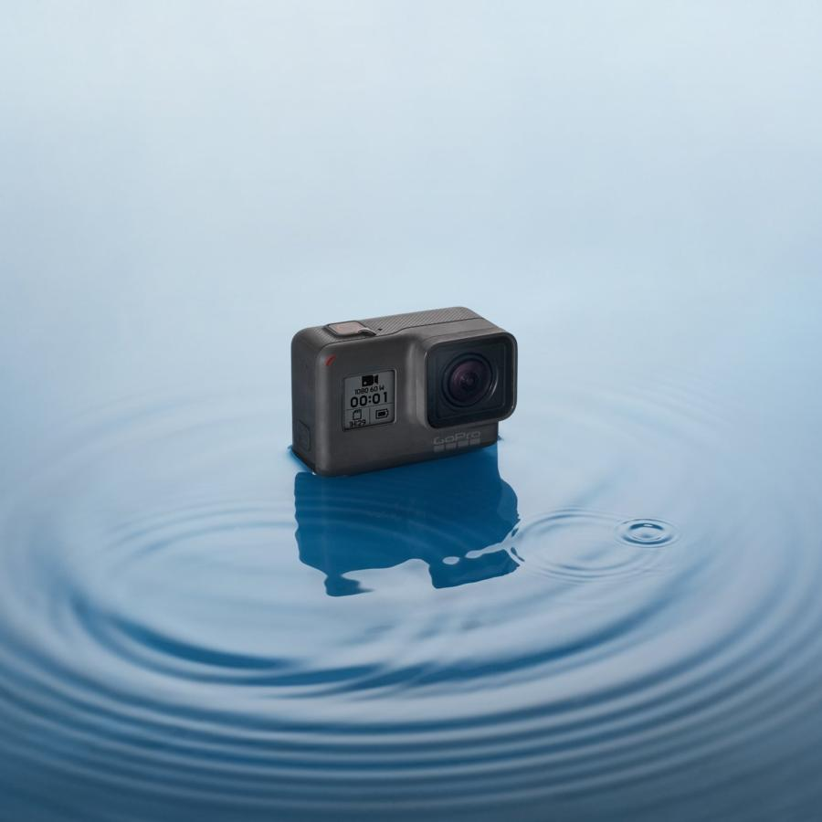 Cámara deportiva - GoPro HERO, Vídeo de 1440p 60 fps, 10MP, Control por voz, Negro
