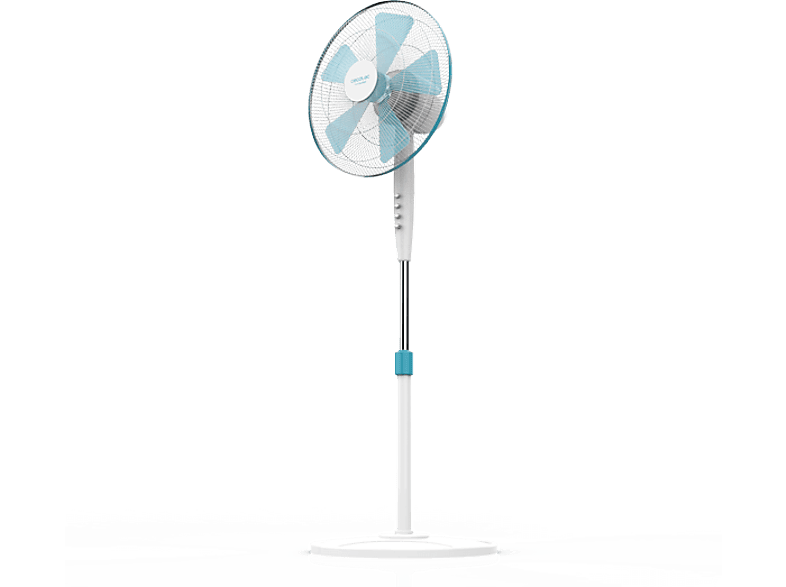 Ventilador de pie - Cecotec Energy Silence 500, 40 W, 54 dB, Modo noche, Motor de Cobre, Blanco