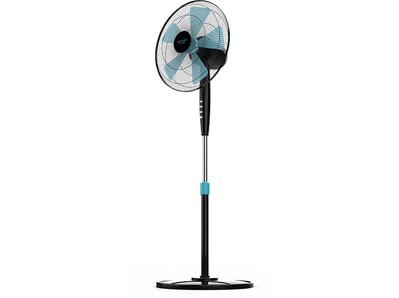 Ventilador de pie - Cecotec Energy Silence 510, 40 W, 54 dB, Modo noche, Motor de Cobre, Negro