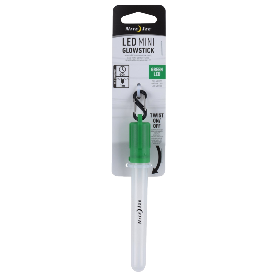 Nite Ize Mini glowstick linterna e iluminación hombre barra luminosa verde led mgs28r6 autonomía 60