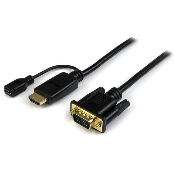 Cable - StarTech.com HD2VGAMM3 Cable de 91cm Conversor Activo HDMI a VGA - 1920x1200 1080p