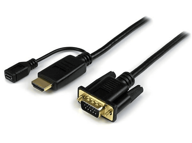 Cable StarTech HD2VGAMM3 Cable de 91cm Conversor Activo HDMI a VGA 1920x1200 1080p