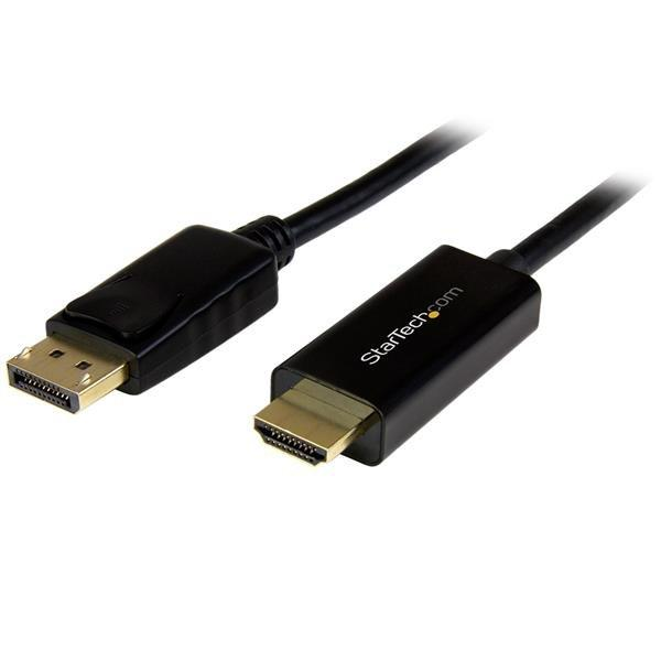 Cable - StarTech.com DP2HDMM2MB Cable Conversor DisplayPort a HDMI 2m Negro Ultra HD 4K
