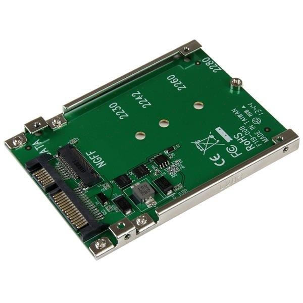 Adaptador - StarTech.com SAT32M225 Adaptador Conversor SSD M.2 M2 NGFF a SATA de 2,5 Pulgadas