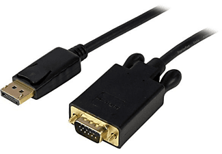 matar serie tema Cable | StarTech.com DP2VGAMM6B Cable 1,8m Adaptador Conversor DisplayPort  VGA Activo Negro