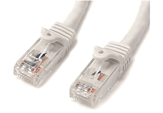 Cable - StarTech.com N6PATC2MWH Cable 2m Blanco de Red Gigabit Cat6 Ethernet RJ45 Snagless