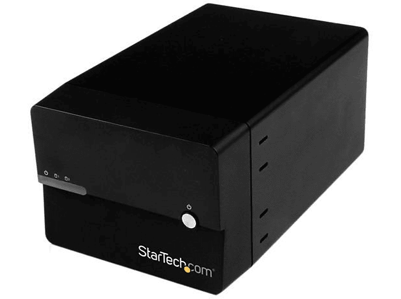 Caja para Disco | StarTech.com S3520BU33ER Caja Disco Duro 2 Bahias 3,5 SATA USB 3.0 eSATA UASP Negr