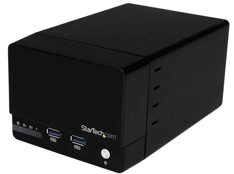 Caja para Disco | StarTech.com S352BU33HR Caja USB 3.0 UASP RAID 2 Bahias SATA III 3,5 con Hub USB