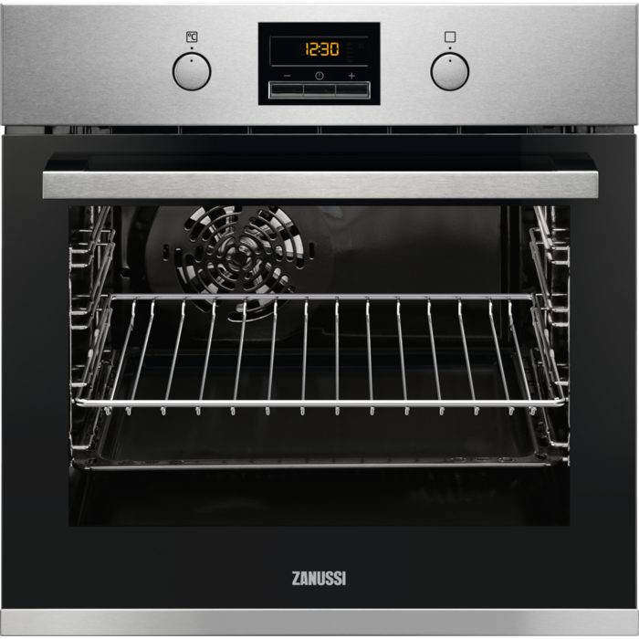 Horno - Zanussi ZOP37922XU, Multifunción, 57L, Pirolítico, Clase A+, Inox antihuellas