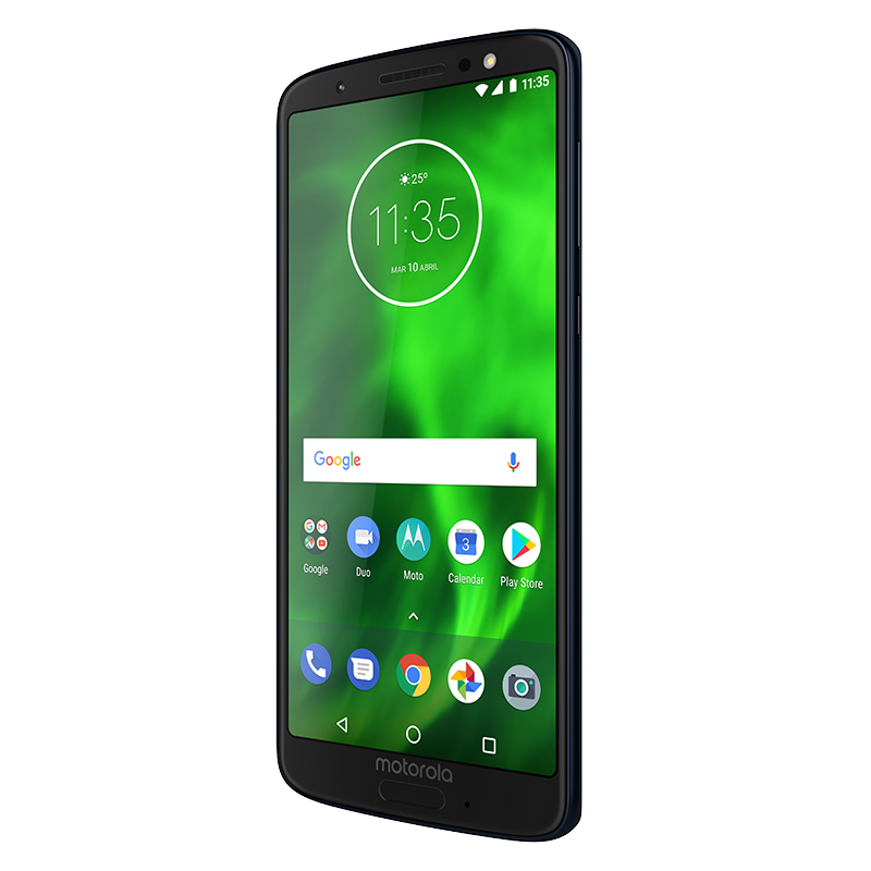 Móvil - Motorola G6, Azul Índigo, 32 GB, 3 GB RAM, 5.7", Snapdragon 450, 3000 mAh, Android