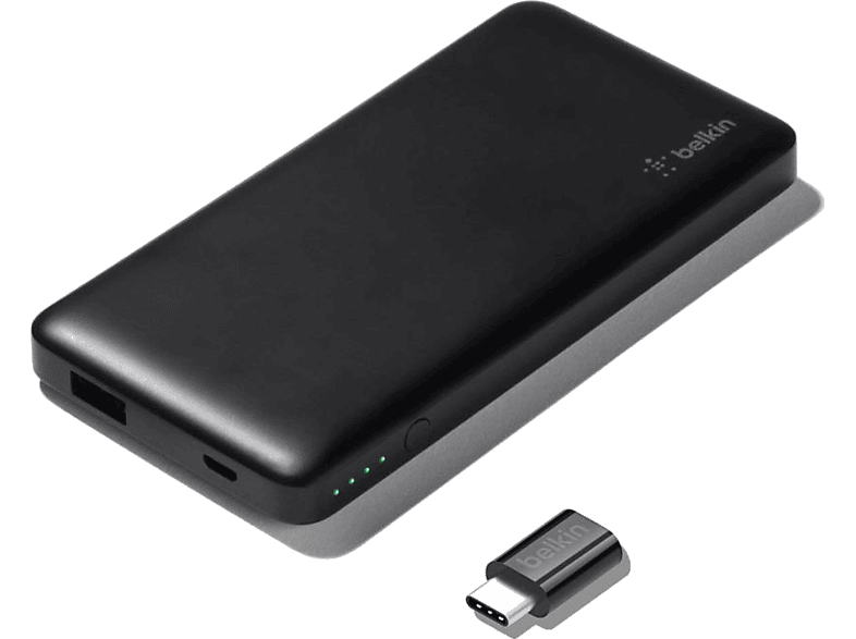 Belkin batería externa portátil de 10000mAh, cargador externo USB-C con 1  puerto USB-C y