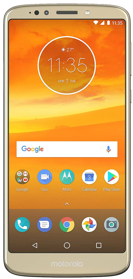 Móvil - Motorola E5 Plus, Fine Gold, 16 GB, 2 GB RAM, 6", Snapdragon 425, 5000 mAh, Android