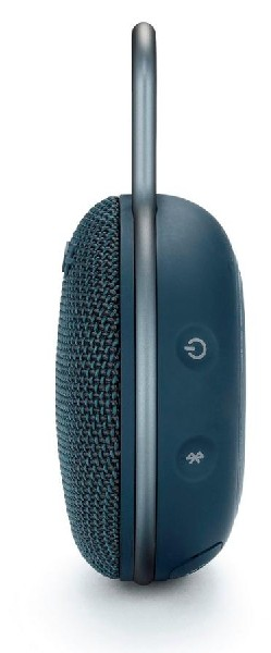Altavoz inalámbrico - JBL Clip 3 Blue, 3 W, Bluetooth, IPX7, Micrófono, Mosquetón, Azul