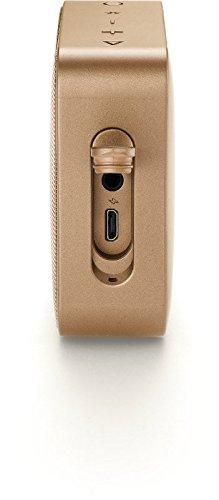 Altavoz inalámbrico - JBL GO 2 Champagne, 3 W, Bluetooth, IPX7, Micrófono, Dorado