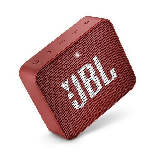 Altavoz inalámbrico - JBL GO 2 Red, 3 W, Bluetooth, IPX7, Micrófono, Rojo