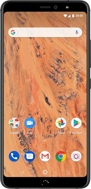 Móvil - BQ Aquaris X2, Negro, 64 GB, 4 GB RAM, 5.65", Snapdragon 636, 3100 mAh, Android