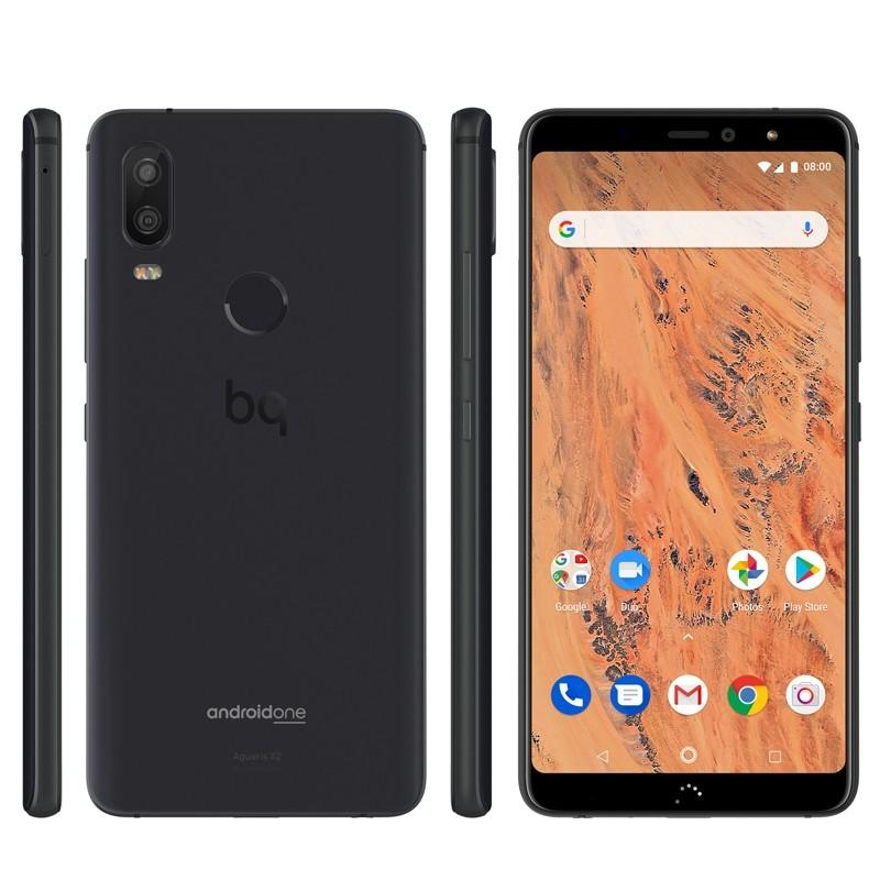 Móvil - BQ Aquaris X2, Negro, 64 GB, 4 GB RAM, 5.65", Snapdragon 636, 3100 mAh, Android