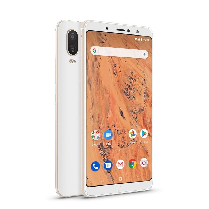 Móvil - BQ Aquaris X2, Blanco, 32 GB, 3 GB RAM, 5.65", Snapdragon 636, 3100 mAh, Android