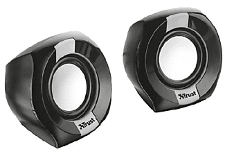 Altavoces para PC - Trust Polo Compact 2.0, 8W, 2.0 ch, Conjunto, Alámbrico, Negro