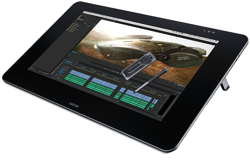 Tableta gráfica - Wacom Cintiq 27 QHD Touch, 27", USB, HDMI, Negro