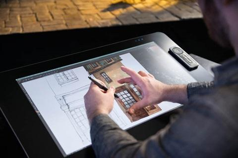 Tableta gráfica - Wacom Cintiq 27 QHD Touch, 27", USB, HDMI, Negro