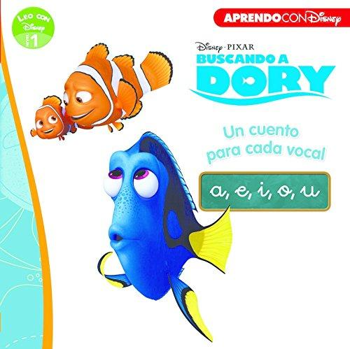 Buscando Dory. Leo con disney nivel 1. un cuento para cada vocal e i o lectoescritura tapa blanda libro de varios 1