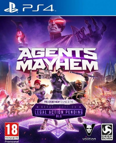PS4 AGENTS OF MAYHEM DAY ONE ED