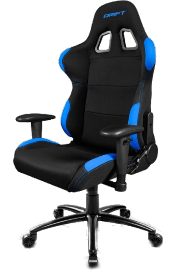 Silla gaming - Drift DR100BL, Reposabrazos ajustable 2D, FOAM acolchado, Pistón de clase 4