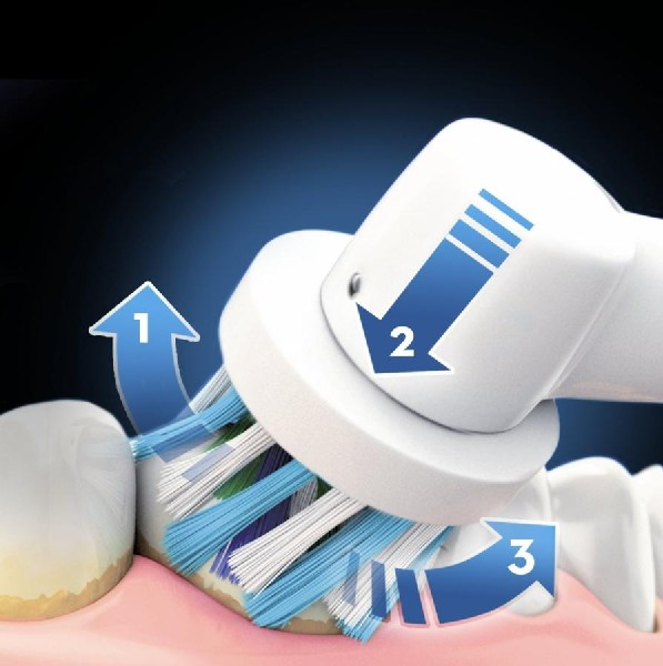 Cepillo Eléctrico - Oral B GENIUS PRO 8000, Cepillado 3D, Bluetooth, Blanco