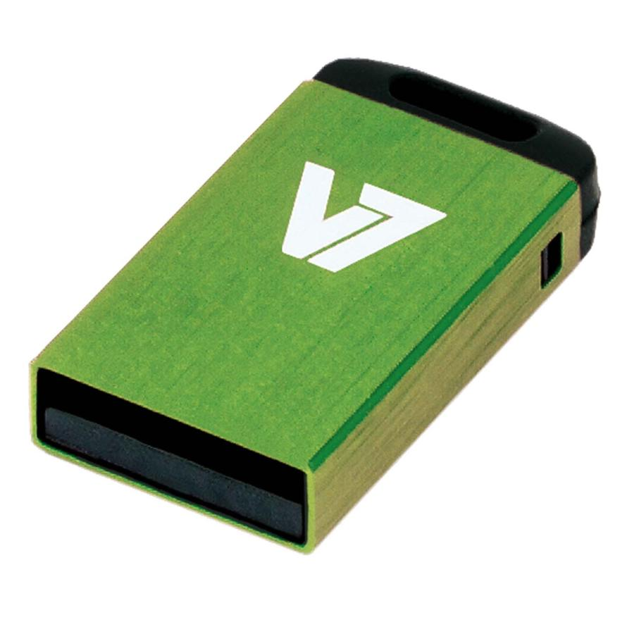 V7 Unidad de memoria flash USB 2.0 nano 32 GB, verde unidad flash USB
