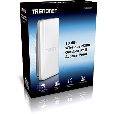 Trendnet TEW-740APBO Interno 300Mbit/s Energía sobre Ethernet (PoE) punto de acceso WLAN
